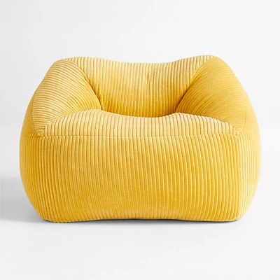 Gold Corduroy Kids Plush Chair
