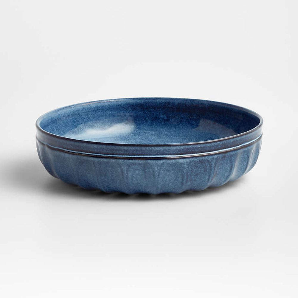 Blue/Green Carousel Extra Large Serving Bowl