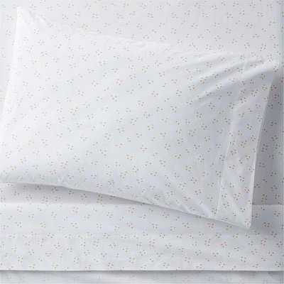 Cozy Cloud Twinkle Savannah Yellow Washed Organic Cotton Twin Sheet Set