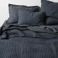 Cozysoft Organic Cotton Jersey Midnight Navy Full/Queen Quilt