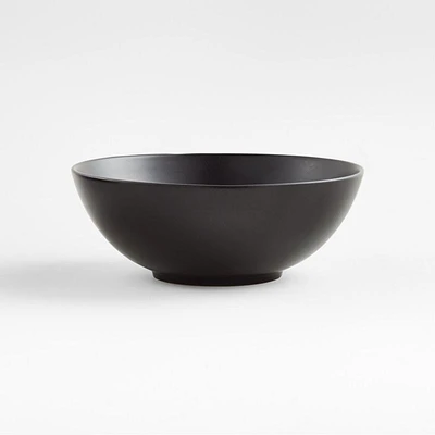 Craft Matte Black Stoneware Cereal Bowl