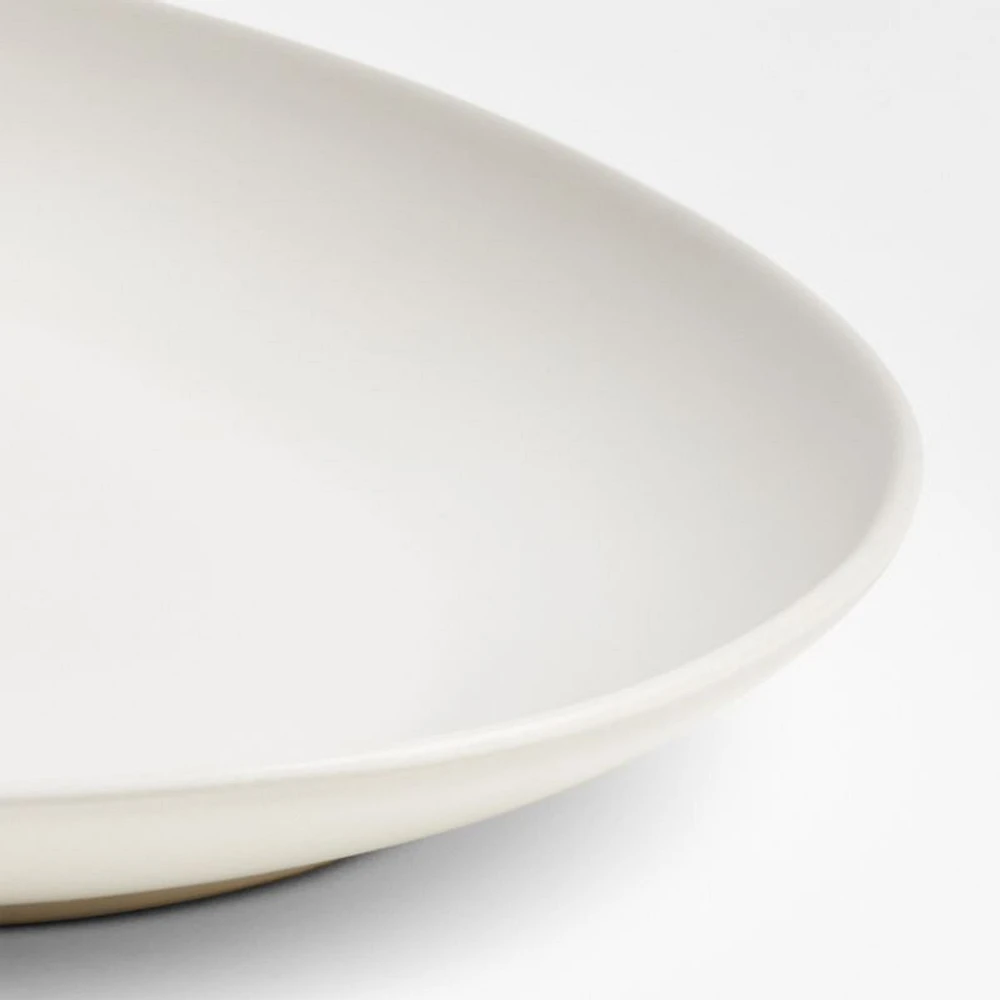 Craft Linen Cream Large Oval Serving Platter