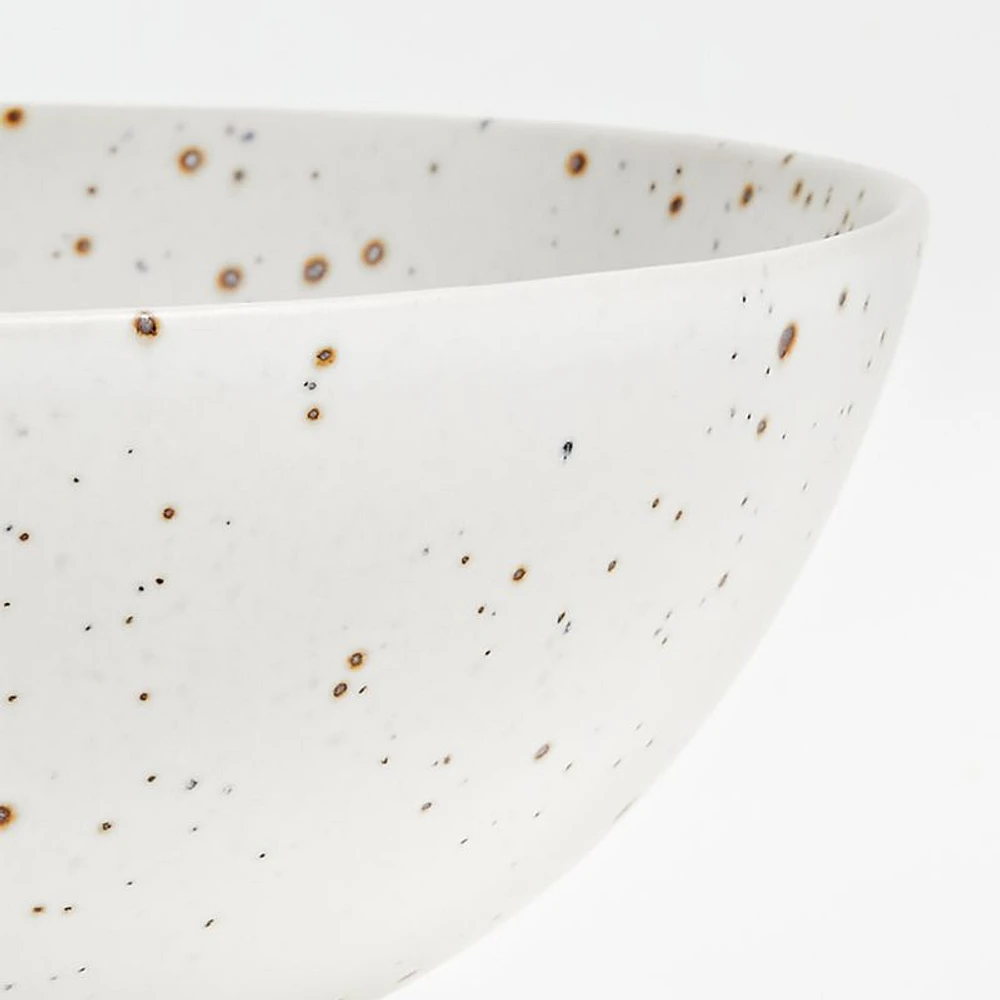 Craft 8" Speckled White Cereal Bowl