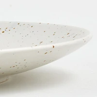 Craft Speckled White Coupe Dinner Plate