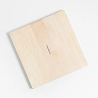 Crate & Barrel Reversible Maple Wood Cutting Board 16"x16"x0.75"