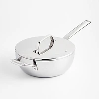 Crate & Barrel EvenCook Core ®  3.5 Qt. Stainless Steel Everyday Pan with Lid