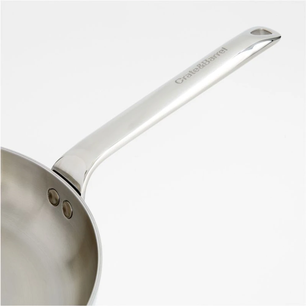 Crate & Barrel EvenCook Core ® 8" Stainless Steel Fry Pan