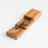 Crate & Barrel -Slot In-Drawer Knife Block