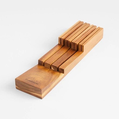 Crate & Barrel -Slot In-Drawer Knife Block
