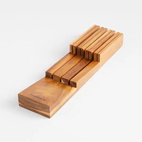 Crate & Barrel -Slot In-Drawer Knife Block