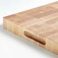 Crate & Barrel Reversible Maple End-Grain Cutting Board 13"x13"x1.5"