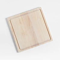 Crate & Barrel Reversible Maple Wood Cutting Board 16"x16"x0.75"