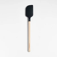 Crate & Barrel Silicone and Wood Scraper Spatula
