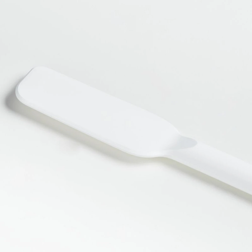 Crate & Barrel White Silicone Jar Scraper