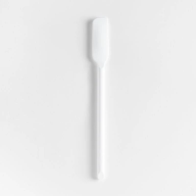 Crate & Barrel White Silicone Jar Scraper