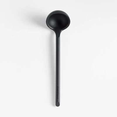 Crate & Barrel Black Silicone Ladle