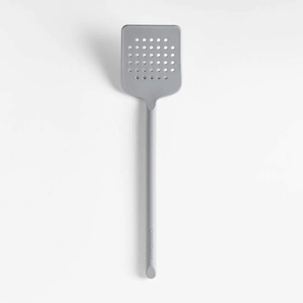 Crate & Barrel Silicone Slotted Turner Spatula