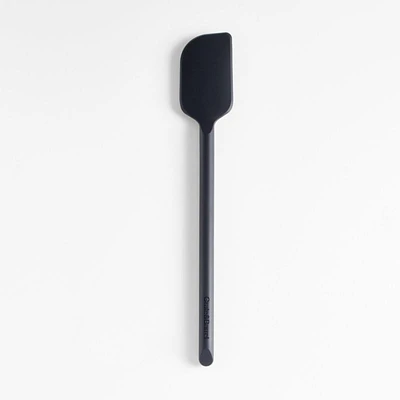 Crate & Barrel Black Silicone Scraper Spatula