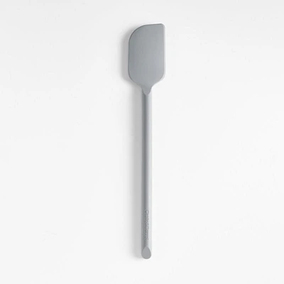 Crate & Barrel Grey Silicone Scraper Spatula