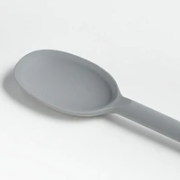 Crate & Barrel Grey Silicone Spoon