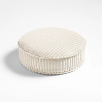 Creste 14 Ivory Pillbox Throw Pillow by Athena Calderone