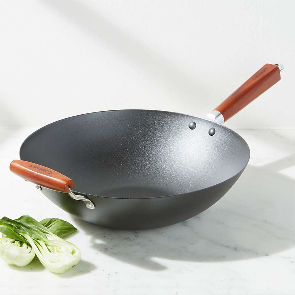 Venice Pro Ceramic Nonstick 12 Wok with Lid and Helper Handle