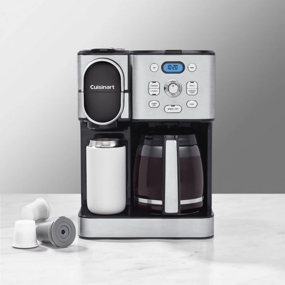 Cuisinart ® Coffee Center ® Stainless Steel 12-Cup Coffee Maker and Single Brewer