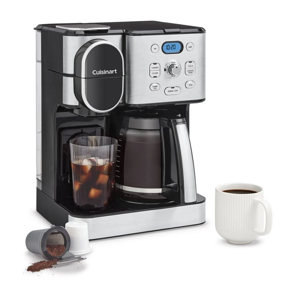 Cuisinart ® Coffee Center ® Stainless Steel 12-Cup Coffee Maker and Single Brewer