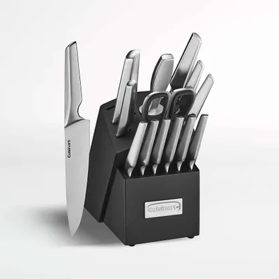Cuisinart ® Elite 15-Piece Stainless Steel Knife Block Set