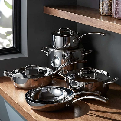 Cuisinart ® French Classic 10-Piece Tri-Ply Stainless Steel Cookware Set