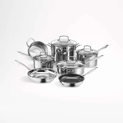 Cuisinart ® Professional Series ™ 11-Piece Stainless Steel Cookware Set