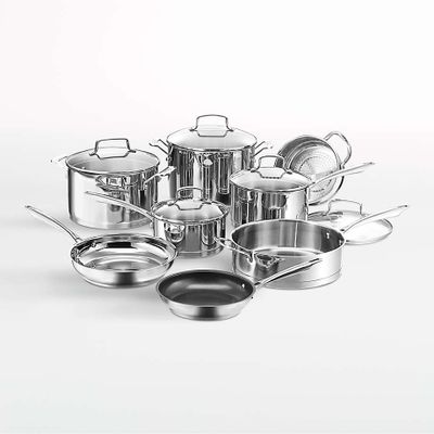 Cuisinart ® Professional Series™ Stainless Steel 13-Piece Cookware Set