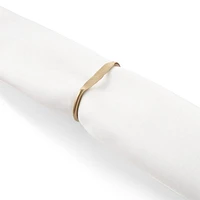 Dainty Gold Napkin Rings, Set of 3