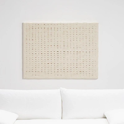 'Natural Daisy Chain' Wall Art 48"x2" by Leanne Ford'