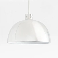 Dakota Chrome Pendant Light with Large Chrome Dome