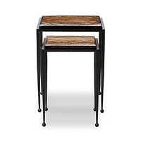 Dalston Amber Nesting End Tables