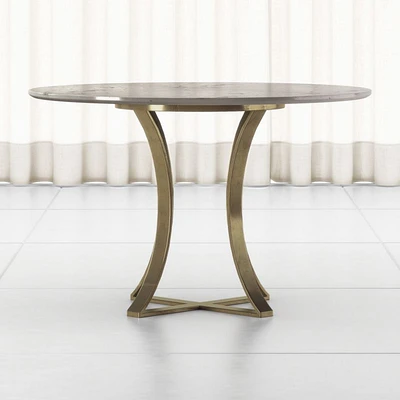 Damen 48" White Marble Top Dining Table