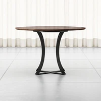 Damen 48" Brown Wood Top Dining Table