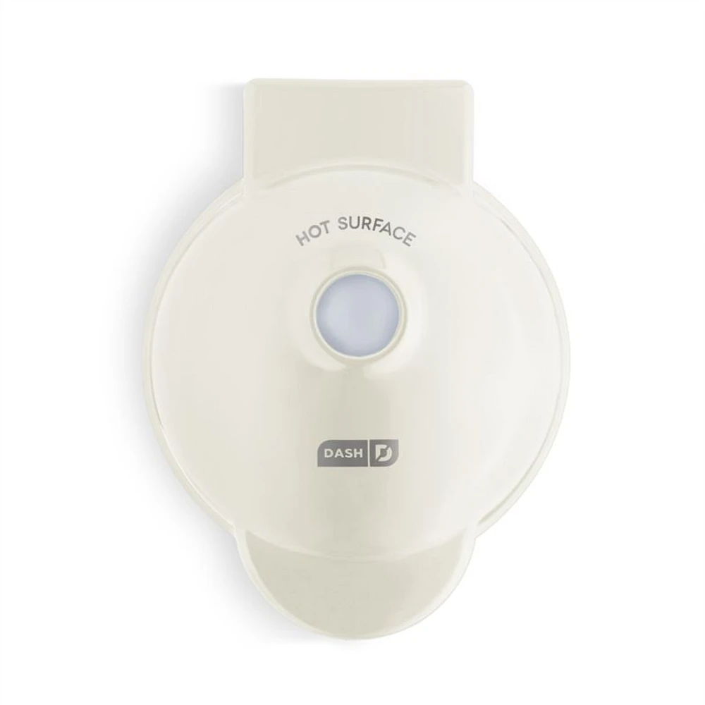 Dash ® Cream Mini Waffle Maker with Ceramic Nonstick Plates