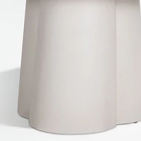 Davenport 60" Round White Dining Table