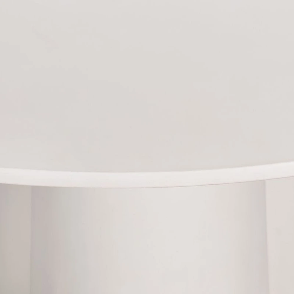 Davenport 60" Round White Dining Table