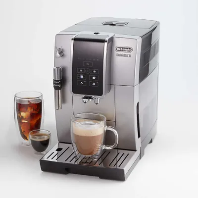 De'Longhi Dinamica Fully Automatic Coffee & Espresso Machine with Adjustable Frother