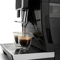 De'Longhi ® Black Dinamica Espresso Machine with Iced Coffee and Manual Milk Frother