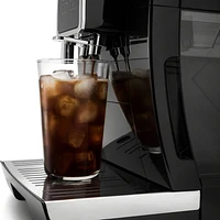 De'Longhi ® Black Dinamica Espresso Machine with Iced Coffee and Manual Milk Frother