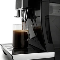 De'Longhi ® Black Dinamica Espresso Machine with Iced Coffee and Manual Milk Frother