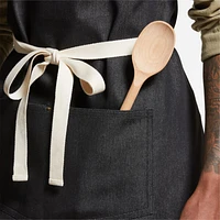 Black Kitchen Apron with Pockets
