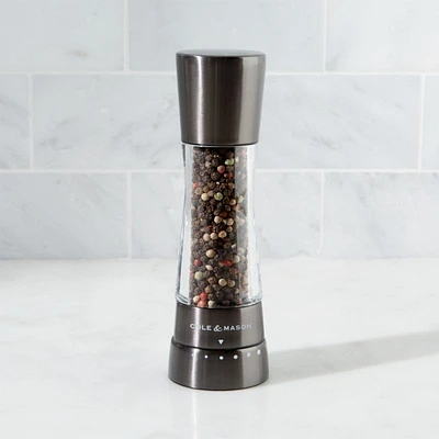 Cole & Mason Derwent Adjustable Iron Grey Pepper Mill