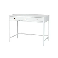 Hampshire White Wood 2-Drawer Kids Desk