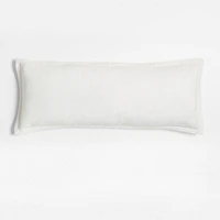 54x20 Diamond Linen White Body Pillow Cover by Jake Arnold