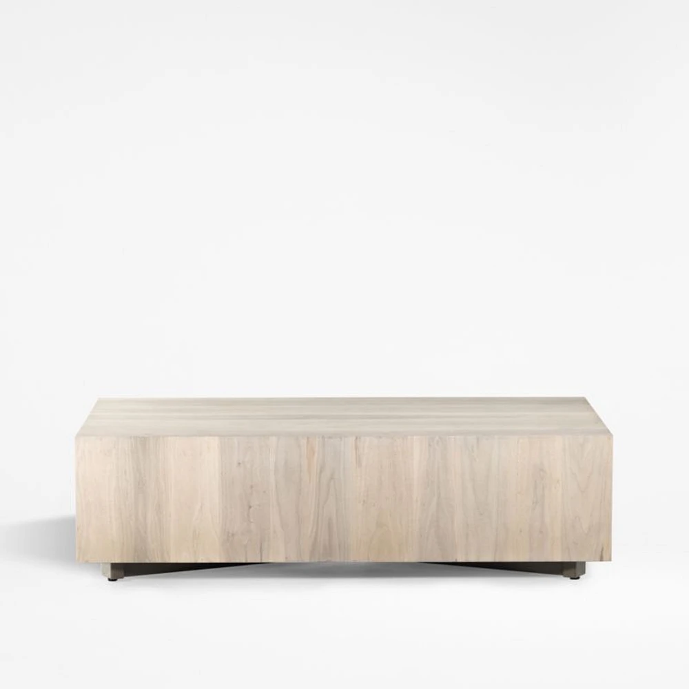 Dillon Ashen Walnut Wood 53" Rectangular Coffee Table